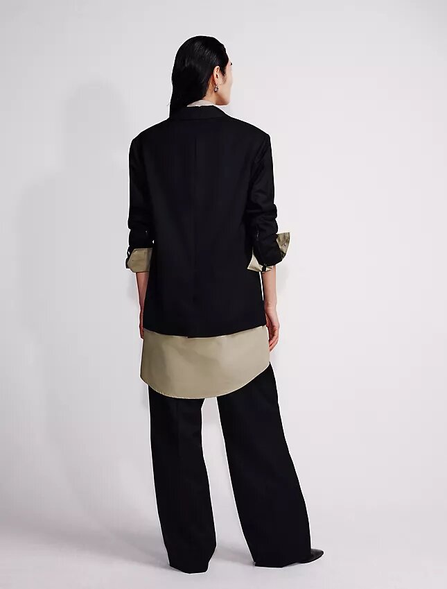 Pantaloni sartoriali in misto lana Pantaloni sartoriali in misto lana