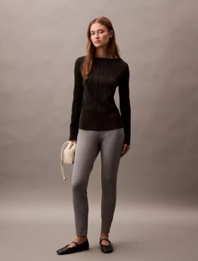 Pantaloni skinny in ponte