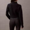 Pantaloni skinny in ponte con stampa a spina di pesce Pantaloni skinny in ponte con stampa a spina di pesce
