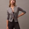 Pantaloni skinny in ponte con stampa pied-de-poule Pantaloni skinny in ponte con stampa pied-de-poule