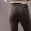 Pantaloni skinny in ponte tinta unita