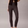 Pantaloni skinny stampati in ponte