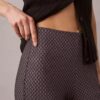 Pantaloni skinny stampati in ponte