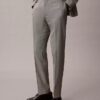 Pantaloni slim a pied-de-poule
