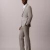 Pantaloni slim a pied-de-poule