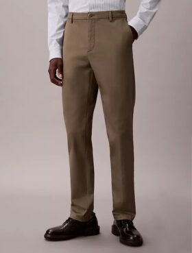 Pantaloni slim in cotone Stretch