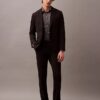 Pantaloni slim in gabardine di lana Pantaloni slim in gabardine di lana
