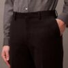 Pantaloni slim in gabardine di lana Pantaloni slim in gabardine di lana