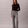 Pantaloni slim svasati in ponte Pantaloni slim svasati in ponte
