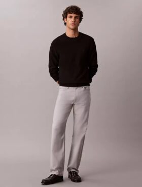Pantaloni standard a 5 tasche, dritti ed elasticizzati