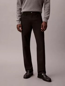 Pantaloni standard a 5 tasche, dritti ed elasticizzati