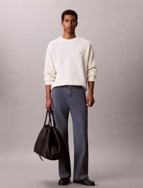 Pantaloni utility dritti dal taglio morbido