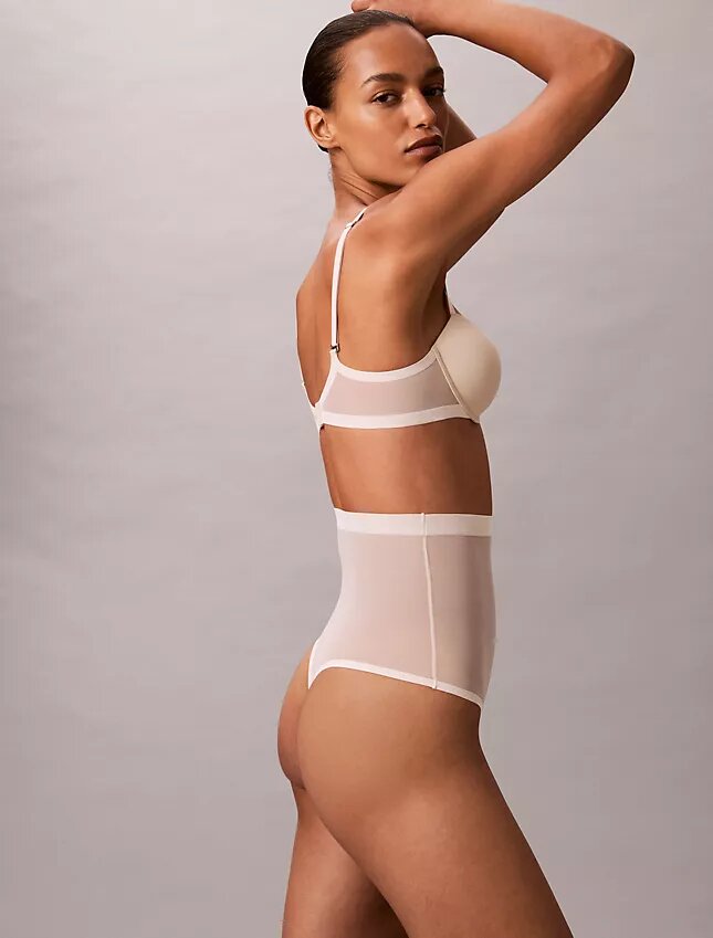 Perizoma minimalista in rete a vita alta Thong Perizoma minimalista in rete a vita alta Thong