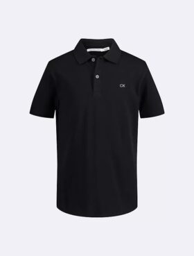 Polo bambino in micro piqué tinta unita