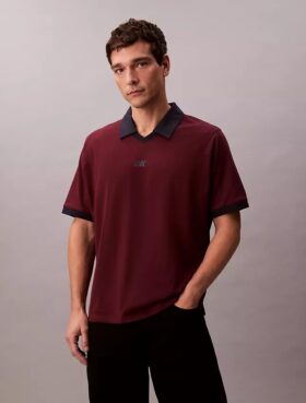 Polo classica con logo Monogram sportivo
