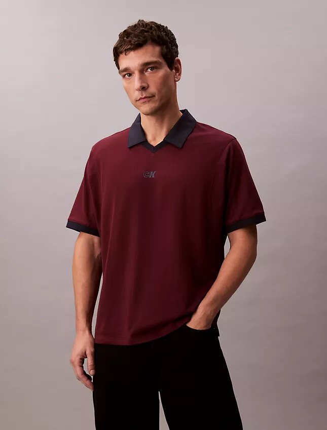 Polo classica con logo Monogram sportivo Polo classica con logo Monogram sportivo