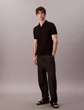 Polo classica in maglia a nido d’ape