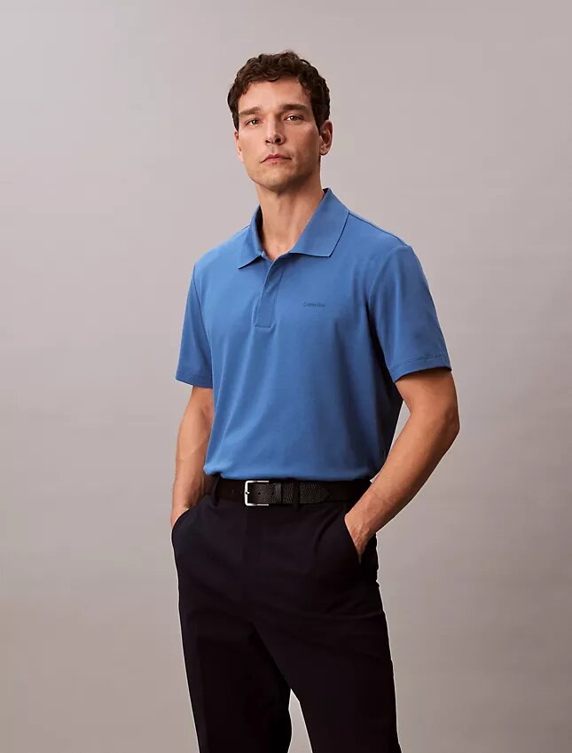 Polo classica in misto cotone piqué Polo classica in misto cotone piqué