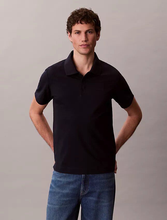 Polo classica in misto cotone piqué Polo classica in misto cotone piqué
