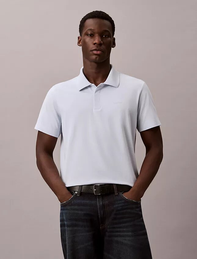 Polo classica in misto cotone piqué Polo classica in misto cotone piqué