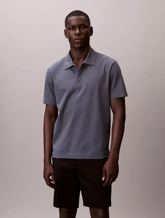 Polo classica in misto cotone piqué Polo classica in misto cotone piqué