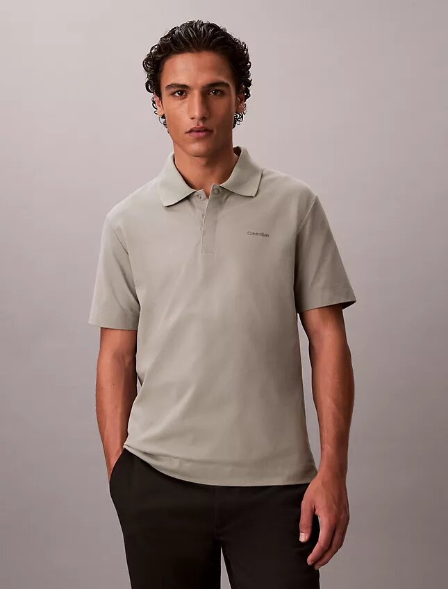 Polo classica in misto cotone piqué Polo classica in misto cotone piqué