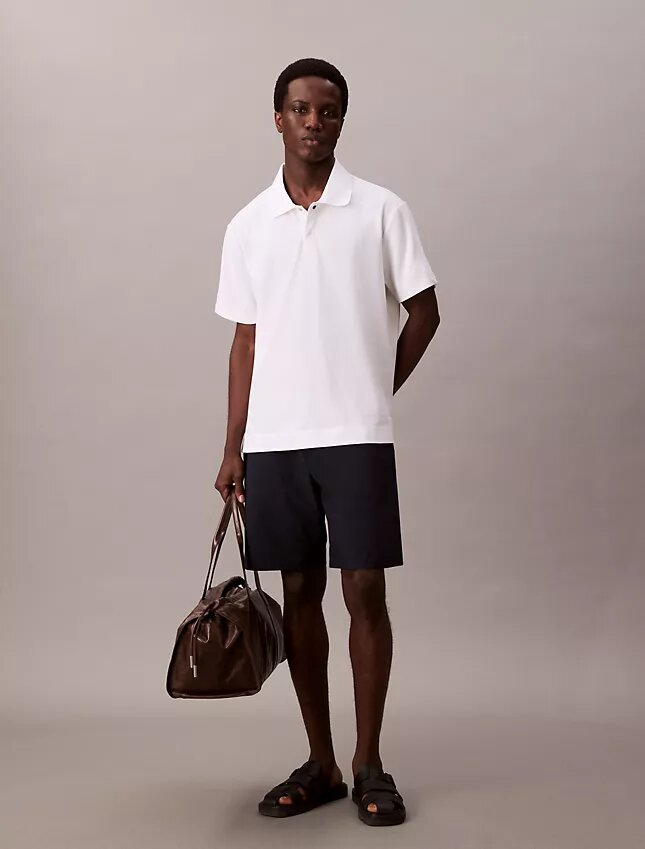 Polo classica in misto cotone piqué Polo classica in misto cotone piqué