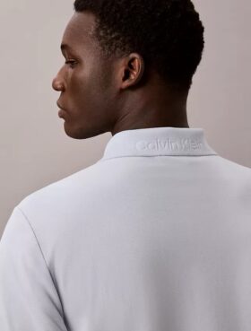 Polo classica in misto cotone piqué