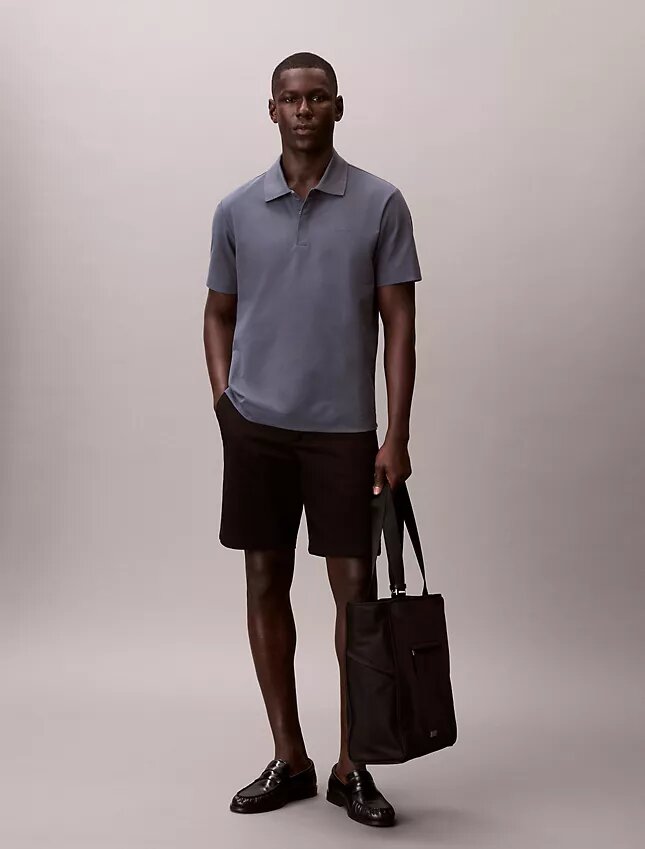 Polo classica in misto cotone piqué Polo classica in misto cotone piqué