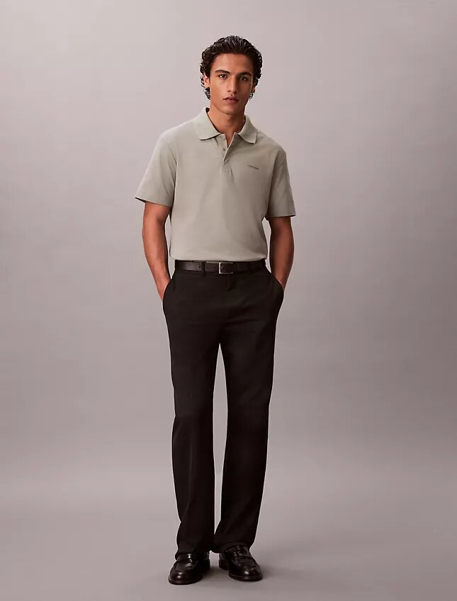 Polo classica in misto cotone piqué Polo classica in misto cotone piqué