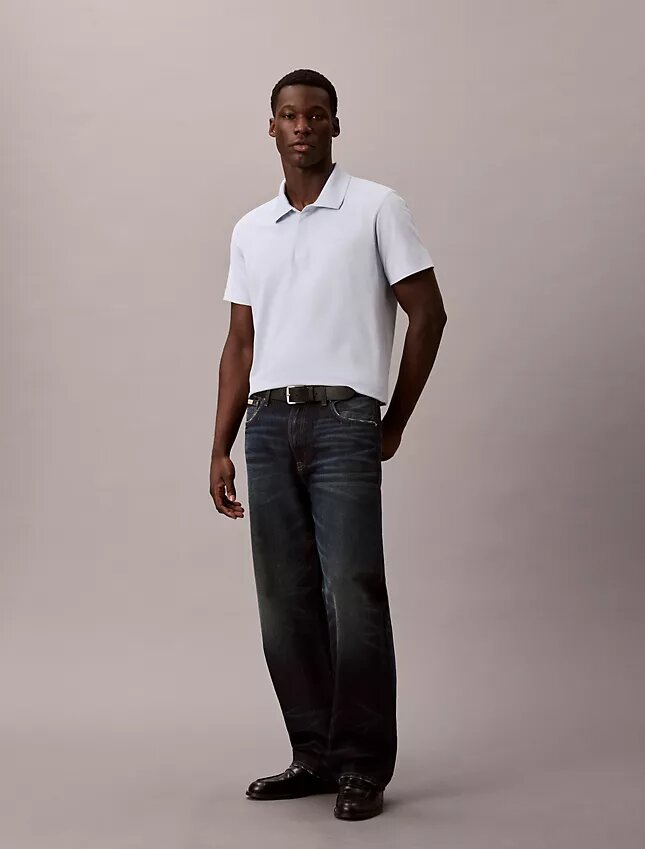 Polo classica in misto cotone piqué Polo classica in misto cotone piqué