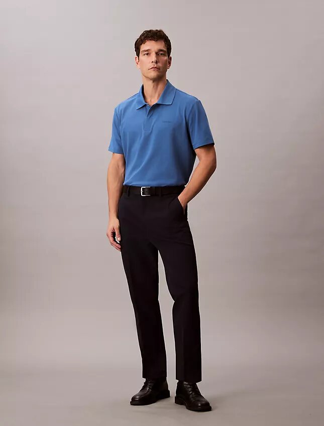 Polo classica in misto cotone piqué Polo classica in misto cotone piqué