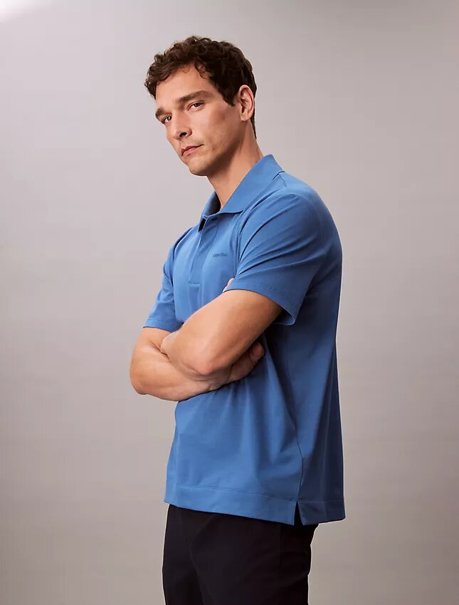 Polo classica in misto cotone piqué Polo classica in misto cotone piqué