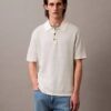 Polo classica in misto lino