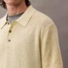 Polo classica in misto lino