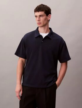 Polo classica in piqué misto cotone