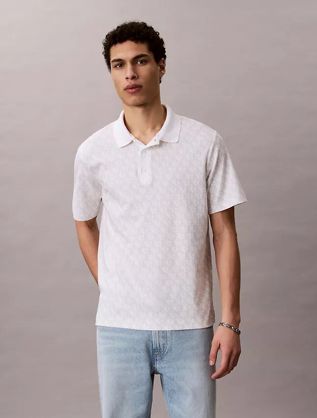 Polo con stampa all-over Liquid Touch Polo con stampa all-over Liquid Touch