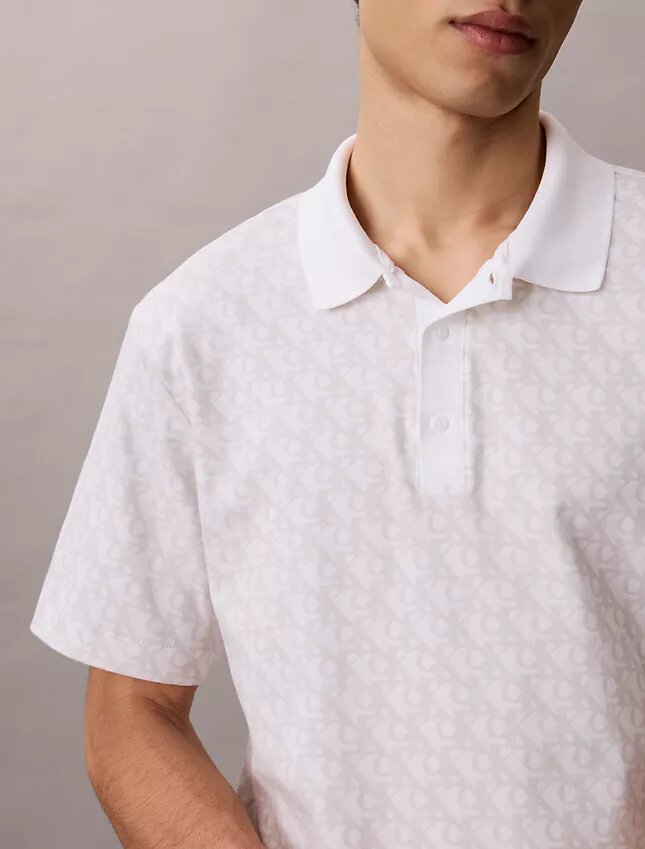 Polo con stampa all-over Liquid Touch Polo con stampa all-over Liquid Touch