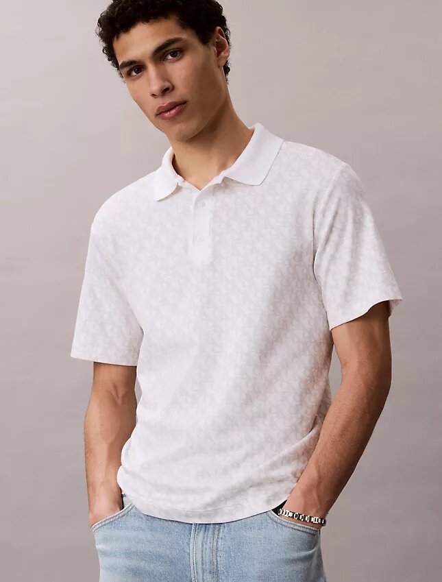 Polo con stampa all-over Liquid Touch Polo con stampa all-over Liquid Touch