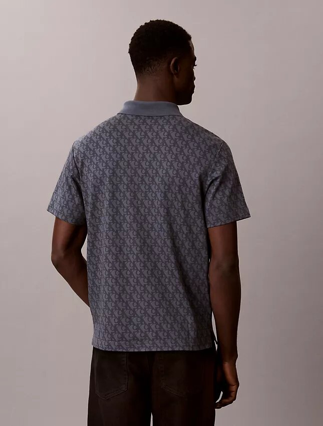 Polo con stampa all-over Liquid Touch Polo con stampa all-over Liquid Touch