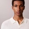 Polo in maglia a coste