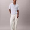 Polo in morbido cotone a trama waffle Polo in morbido cotone a trama waffle