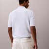 Polo in morbido cotone a trama waffle Polo in morbido cotone a trama waffle