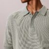 Polo in morbido cotone a trama waffle Polo in morbido cotone a trama waffle