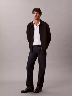 Polo in morbido misto cotone con Monogram