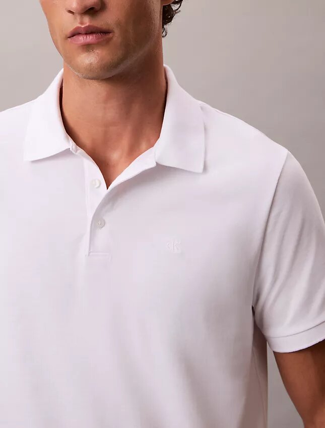 Polo in morbido misto cotone con Monogram Polo in morbido misto cotone con Monogram
