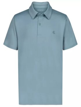 Polo tecnica per bambini con Monogram
