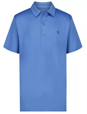 Polo tecnica per bambini con Monogram