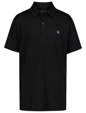 Polo tecnica per bambini con Monogram