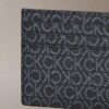Portacarte con monogramma a grana Portacarte con monogramma a grana
